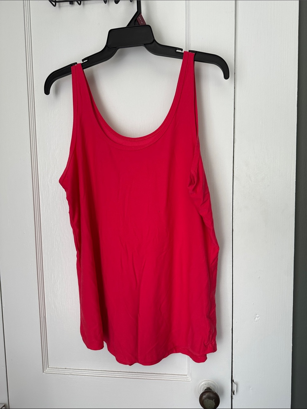 No Boundaries Bright Pink Scoop Neck Tank Top